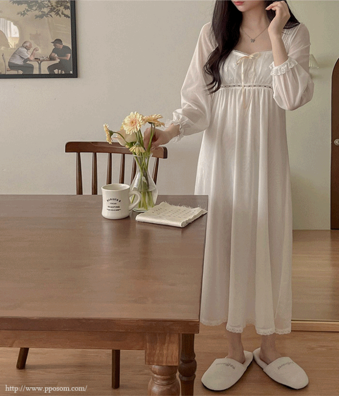 [급상승 가을여행 특가]메리미 홈드레스 원피스잠옷 파자마 (캡내장)